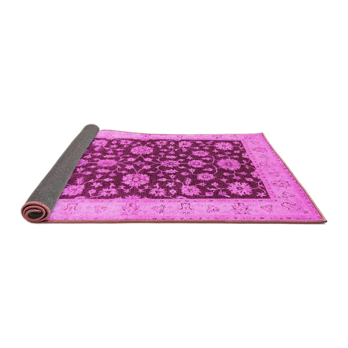 Sideview of Oriental Pink Traditional Rug, urb773pnk