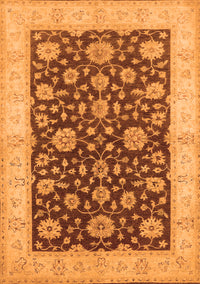 Oriental Orange Traditional Rug, urb773org