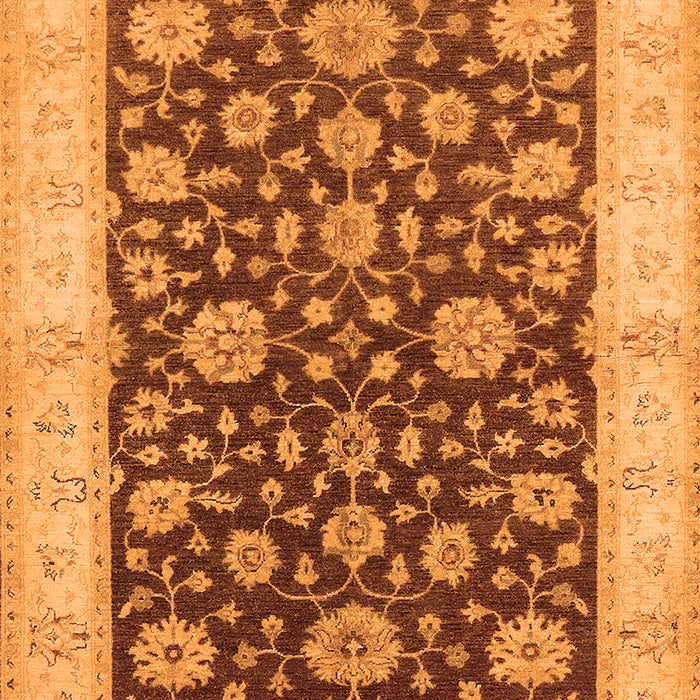 Oriental Orange Traditional Rug, urb773org