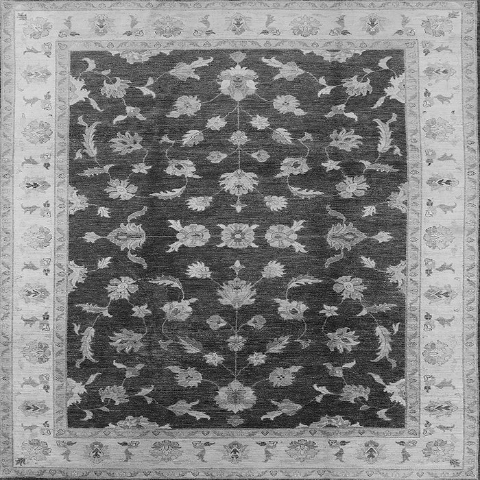 Square Oriental Gray Traditional Rug, urb774gry