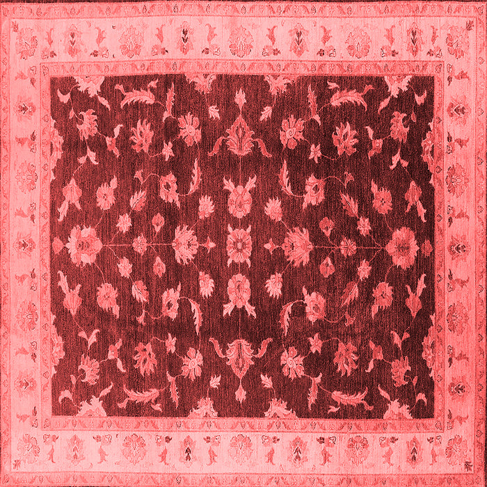 Machine Washable Oriental Red Traditional Rug, wshurb774red