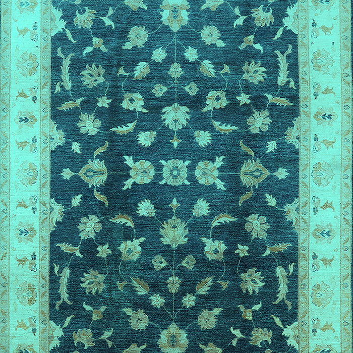 Oriental Turquoise Traditional Rug, urb774turq
