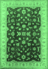 Oriental Emerald Green Traditional Rug, urb774emgrn