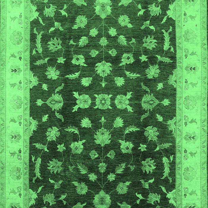 Oriental Emerald Green Traditional Rug, urb774emgrn