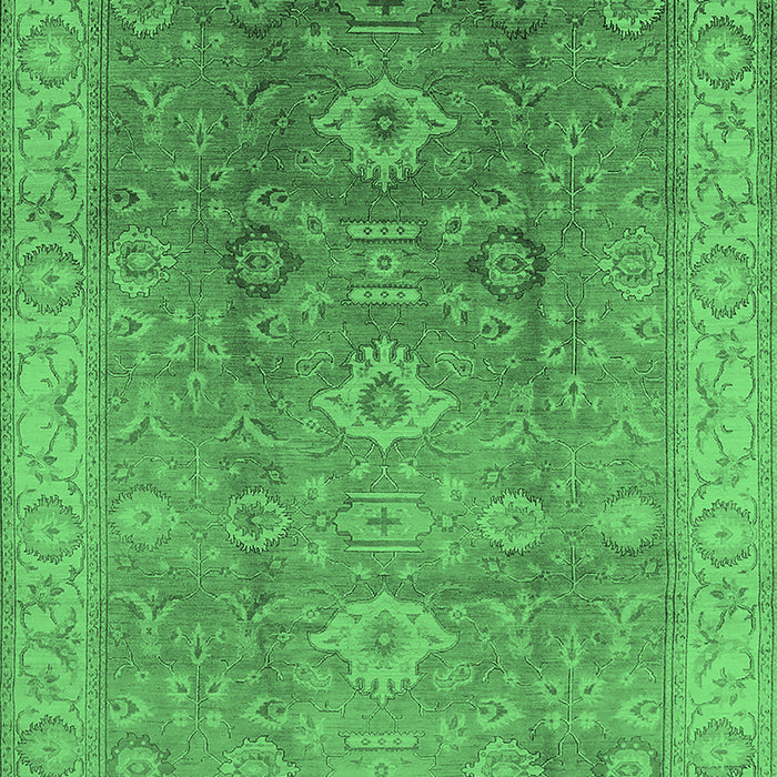Oriental Emerald Green Traditional Rug, urb775emgrn