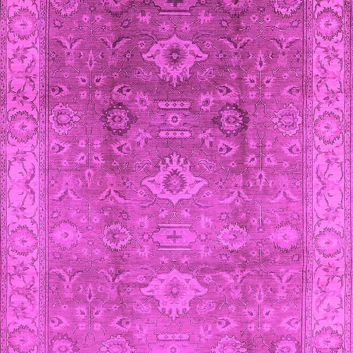 Machine Washable Oriental Pink Traditional Rug, wshurb775pnk