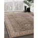 Machine Washable Industrial Modern Brown Rug in a Family Room, wshurb775