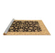 Sideview of Machine Washable Oriental Brown Traditional Rug, wshurb776brn