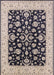 Mid-Century Modern Black Oriental Rug, urb776