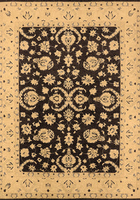 Oriental Brown Traditional Rug, urb776brn