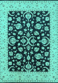 Oriental Turquoise Traditional Rug, urb776turq