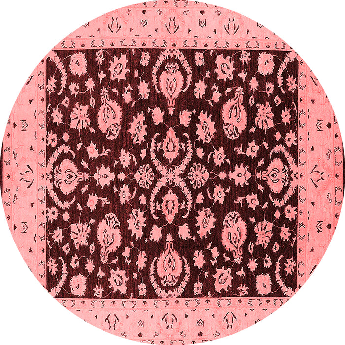Machine Washable Oriental Red Traditional Rug, wshurb776red