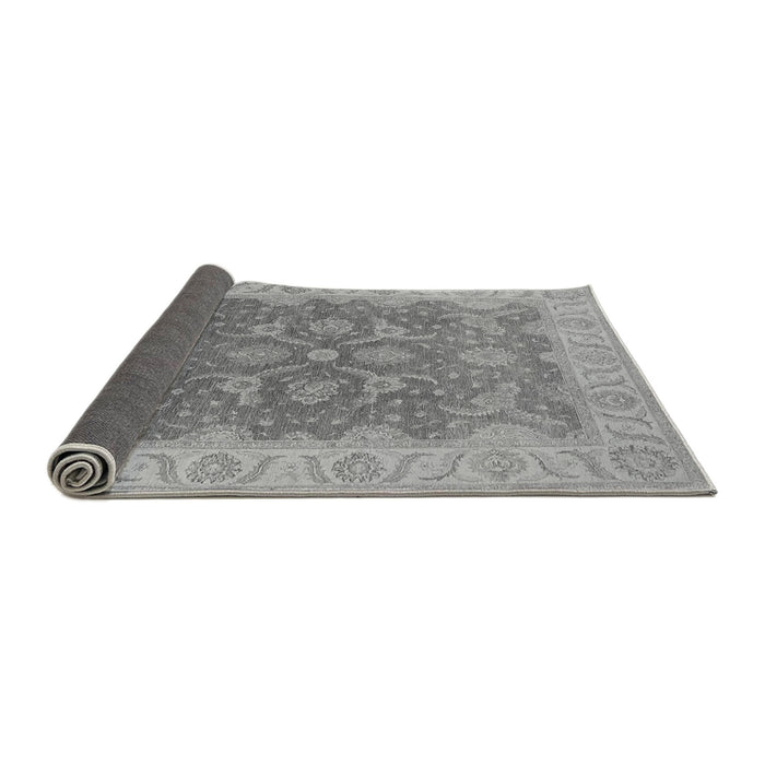 Sideview of Oriental Gray Traditional Rug, urb777gry
