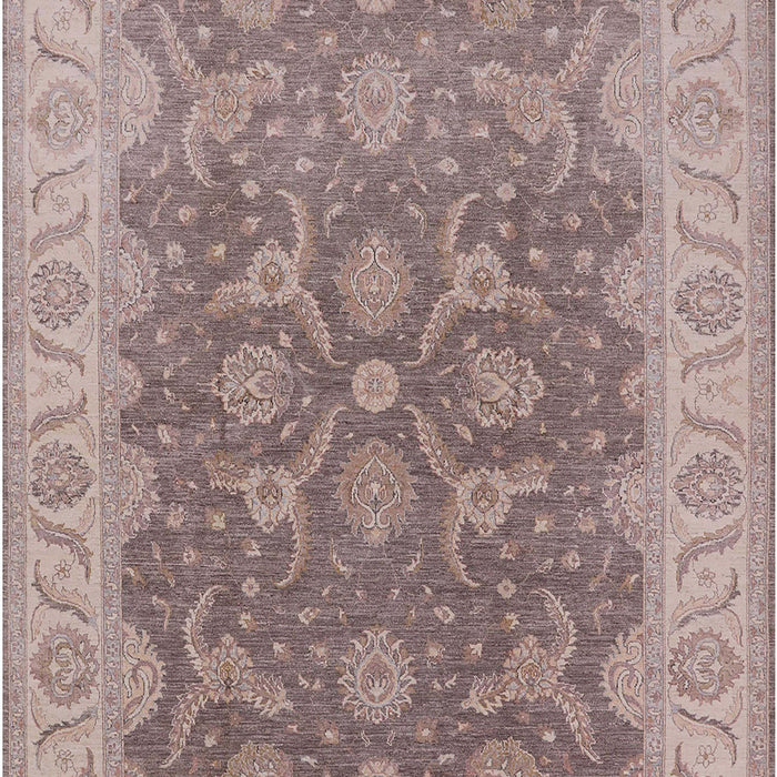 Mid-Century Modern Rose Purple Oriental Rug, urb777