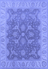 Oriental Blue Traditional Rug, urb777blu