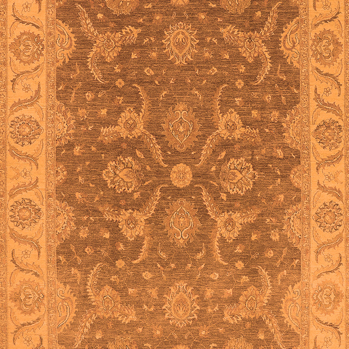 Oriental Orange Traditional Rug, urb777org