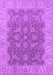 Machine Washable Oriental Purple Traditional Area Rugs, wshurb777pur