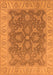 Machine Washable Oriental Orange Traditional Area Rugs, wshurb777org