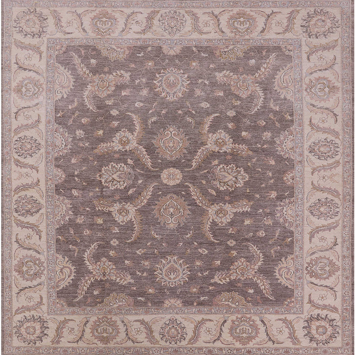 Square Machine Washable Industrial Modern Rose Dust Purple Rug, wshurb777