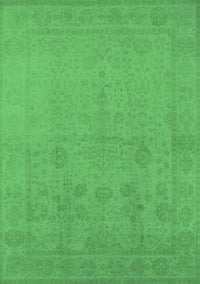 Oriental Emerald Green Traditional Rug, urb778emgrn