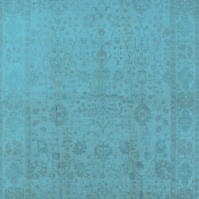 Oriental Light Blue Traditional Rug, urb778lblu