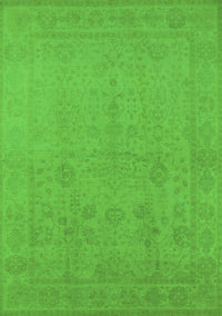 Oriental Green Traditional Rug, urb778grn