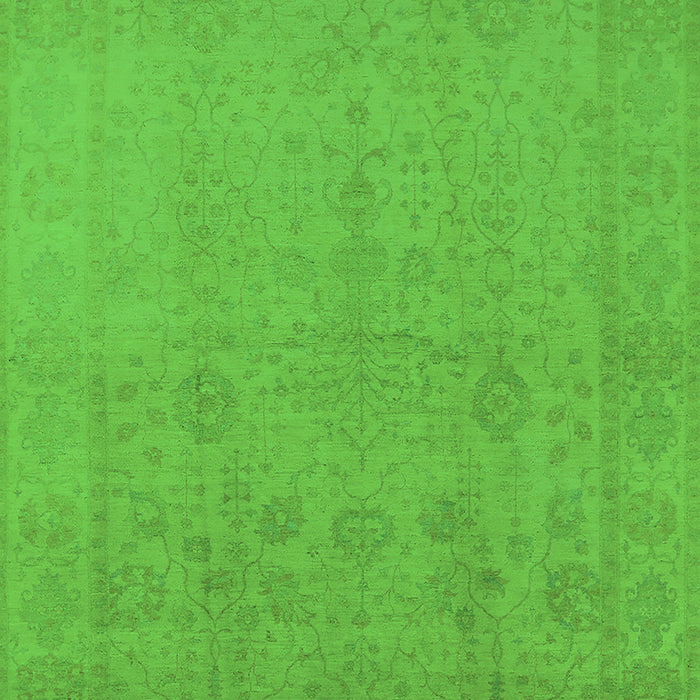 Oriental Green Traditional Rug, urb778grn