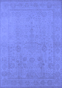 Oriental Blue Traditional Rug, urb778blu