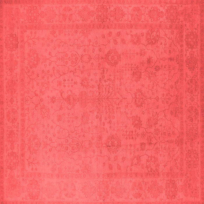 Machine Washable Oriental Red Traditional Rug, wshurb778red
