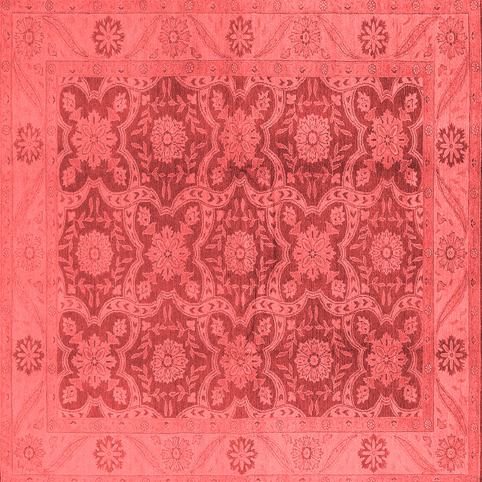 Machine Washable Oriental Red Traditional Rug, wshurb779red