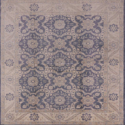 Square Machine Washable Industrial Modern Khaki Rose Pink Rug, wshurb779