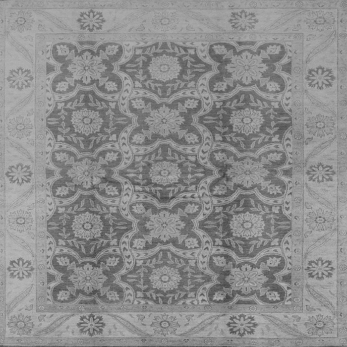 Square Oriental Gray Traditional Rug, urb779gry