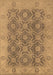 Oriental Brown Traditional Rug, urb779brn