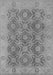 Machine Washable Oriental Gray Traditional Rug, wshurb779gry
