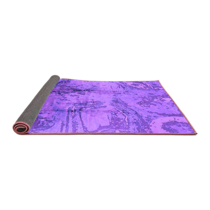 Sideview of Oriental Purple Industrial Rug, urb780pur