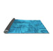 Sideview of Oriental Light Blue Industrial Rug, urb780lblu