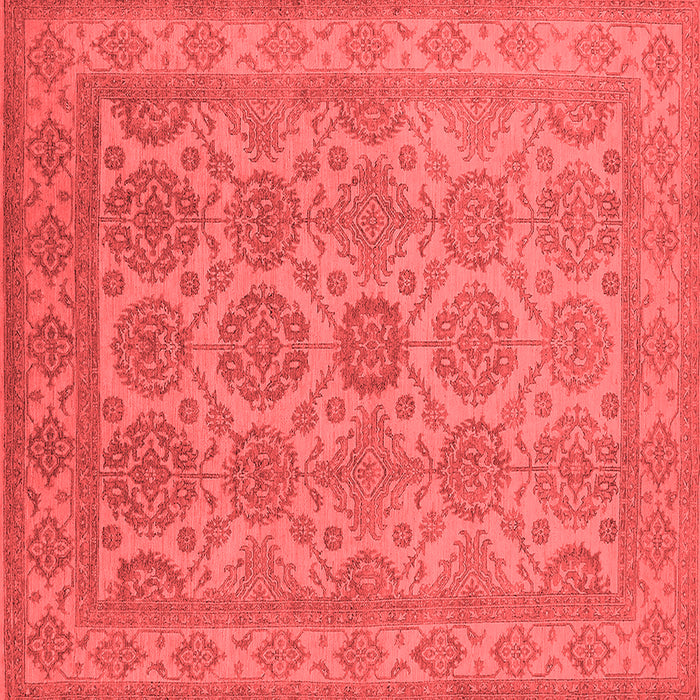 Machine Washable Oriental Red Industrial Rug, wshurb781red