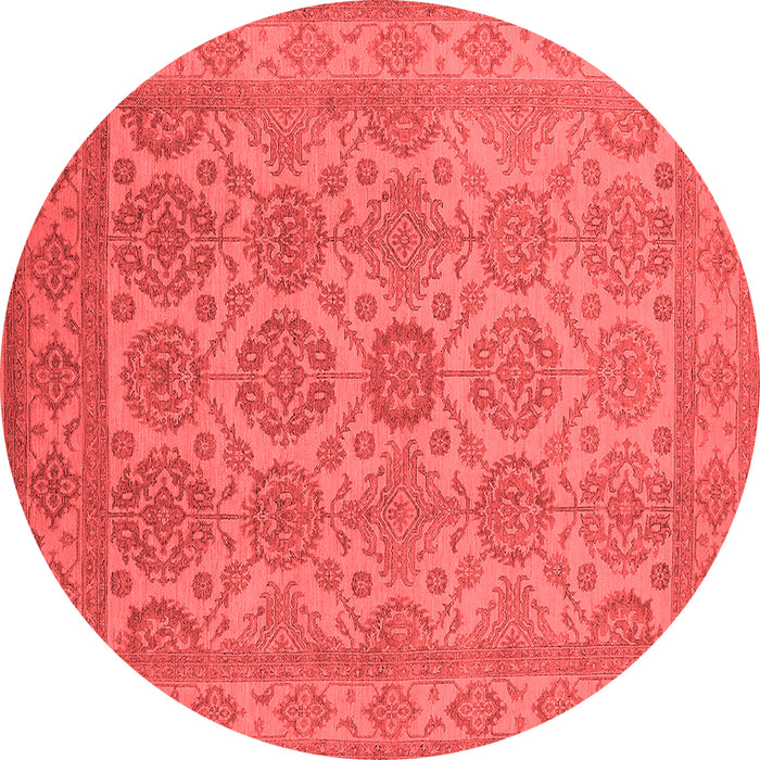 Machine Washable Oriental Red Industrial Rug, wshurb781red