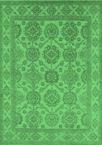 Oriental Emerald Green Industrial Rug, urb781emgrn