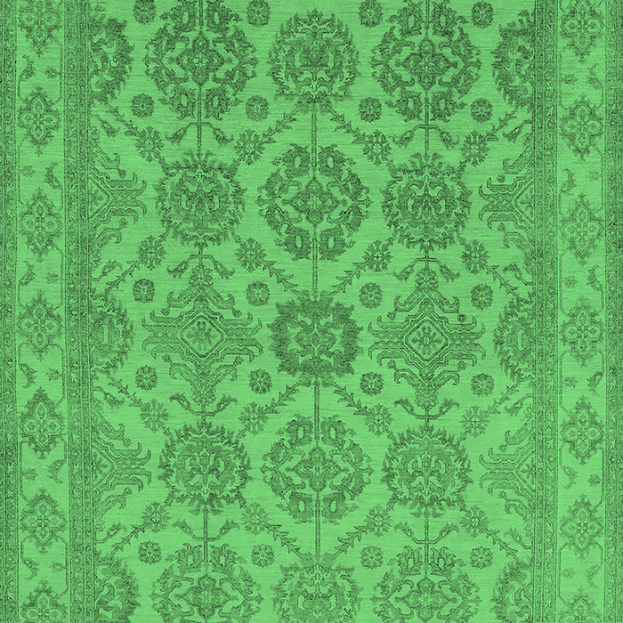 Oriental Emerald Green Industrial Rug, urb781emgrn