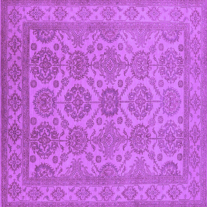 Square Oriental Purple Industrial Rug, urb781pur