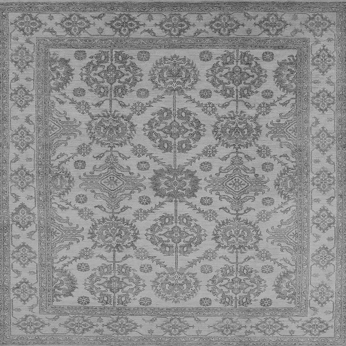 Square Oriental Gray Industrial Rug, urb781gry