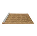 Sideview of Machine Washable Oriental Brown Industrial Rug, wshurb781brn