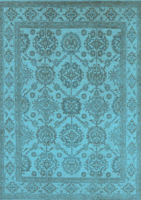 Oriental Light Blue Industrial Rug, urb781lblu