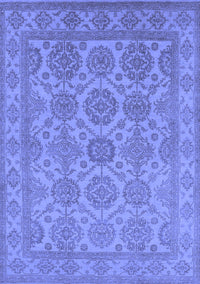 Oriental Blue Industrial Rug, urb781blu