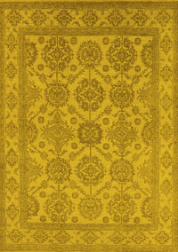 Oriental Yellow Industrial Rug, urb781yw