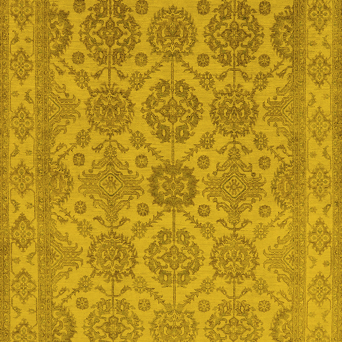 Oriental Yellow Industrial Rug, urb781yw
