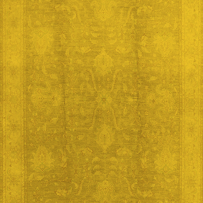 Oriental Yellow Industrial Rug, urb782yw