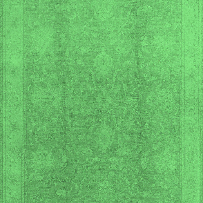 Oriental Emerald Green Industrial Rug, urb782emgrn