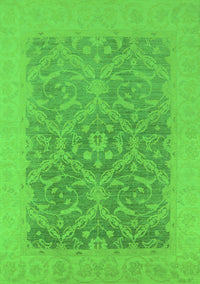 Oriental Green Traditional Rug, urb783grn